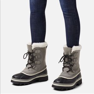 Sorel Caribou Boots, Grey. Warm and cozy! Like new